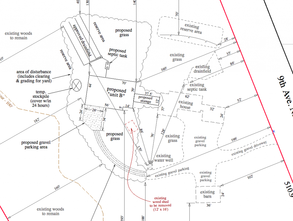 partial approved site plan